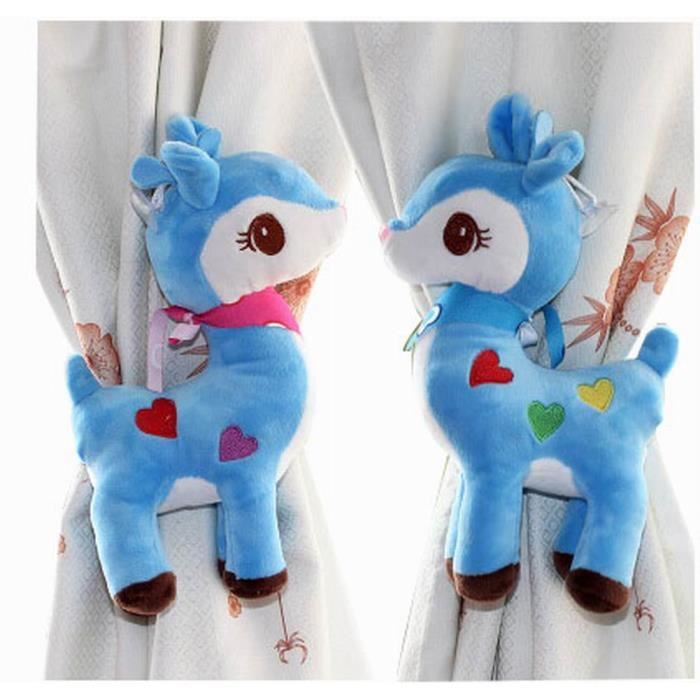 Une paire de beaux cerfs rideaux embrasses embrasses pour chambre d ... Une paire de beaux cerfs rideaux embrasses embrasses pour chambre d ...