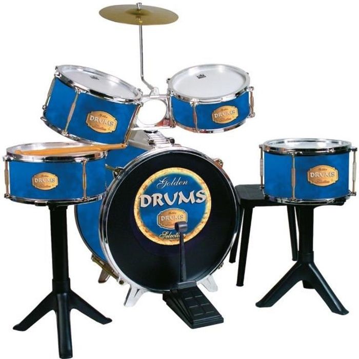 REIG Batterie Grosse caisse, tambours, bongo 2 sons et cymbale Achat / Vente instrument de