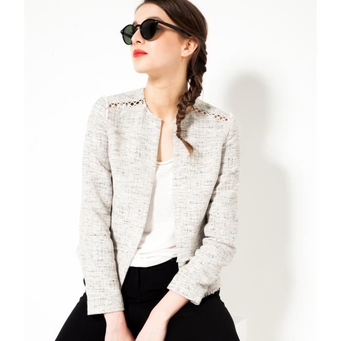 Veste en jean femme avec perles Veste en jean femme avec perles