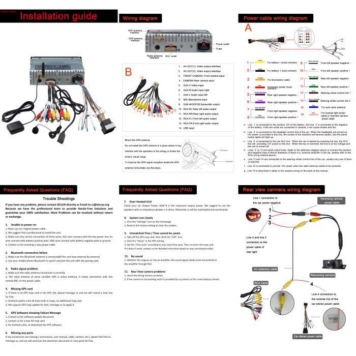 Simple DIN Dans Dash Android 9.0 voiture Système3