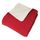 Plaid MENUIRES 130x150cm - 100% Polyester - Rouge