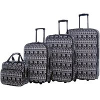 SET DE VALISES David Jones - Set 3 Valises Souples + 1 Mallette V SET DE VALISES David Jones - Set 3 Valises Souples + 1 Mallette V