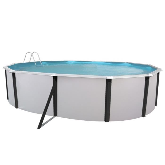 ELEGANCE Piscine ovale en acier 550x366x120cm