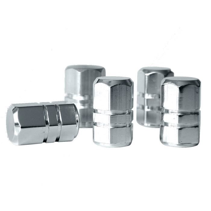 Bouchon de Valve en alu couleur chrome Lot de 4 Audi