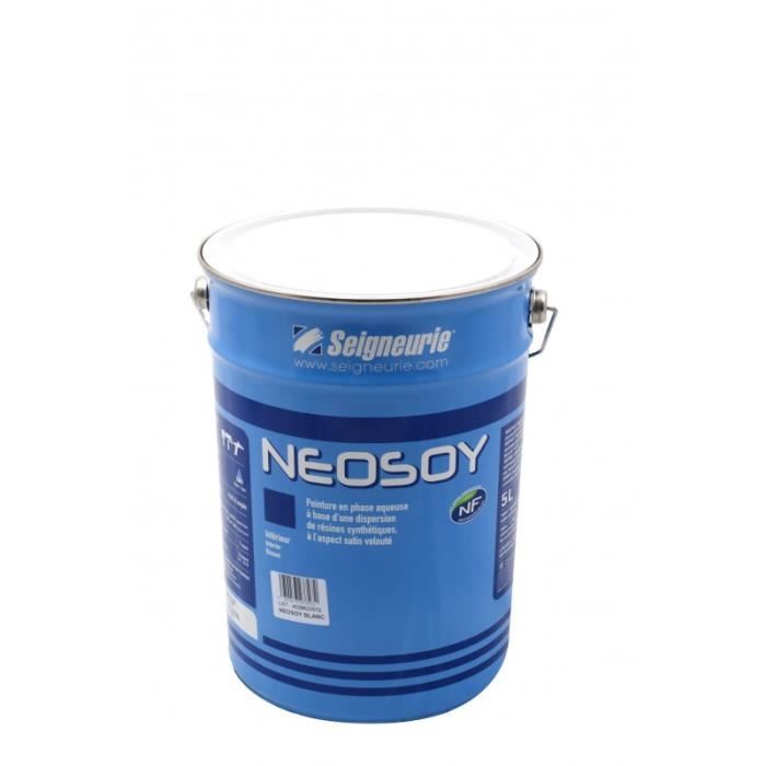 Seigneurie Peinture Neosoy Blanc 5l Achat Vente Peinture
