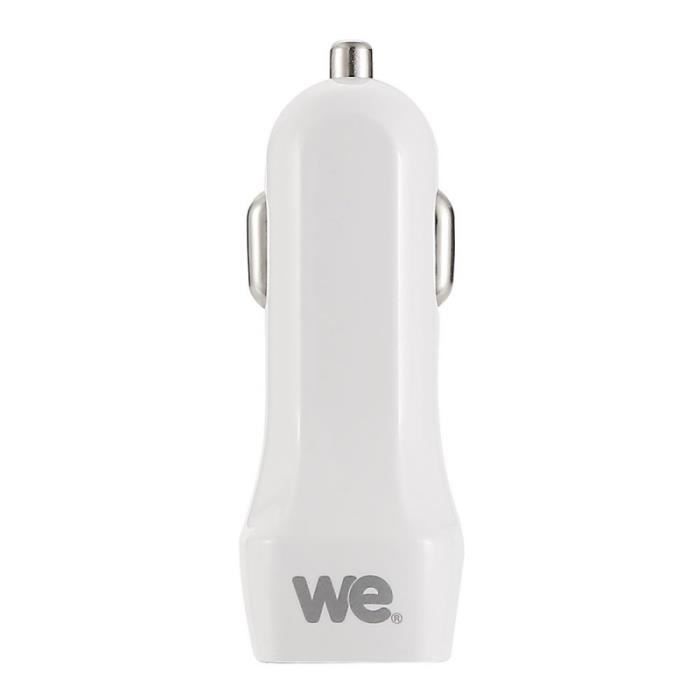 WE Chargeur allume-cigare USB 2 ports