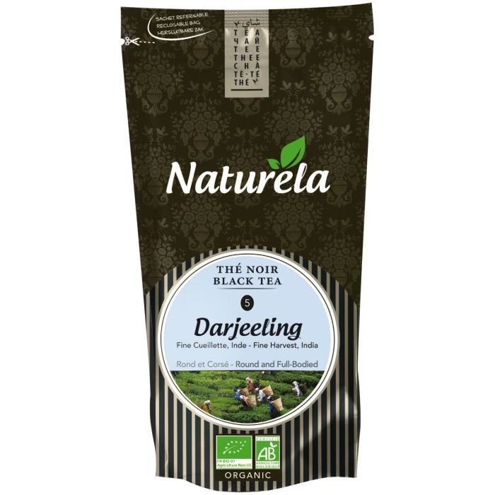 Naturela Thé Noir Darjeeling Fine Cueillette d'Eté n° 5 Bio
