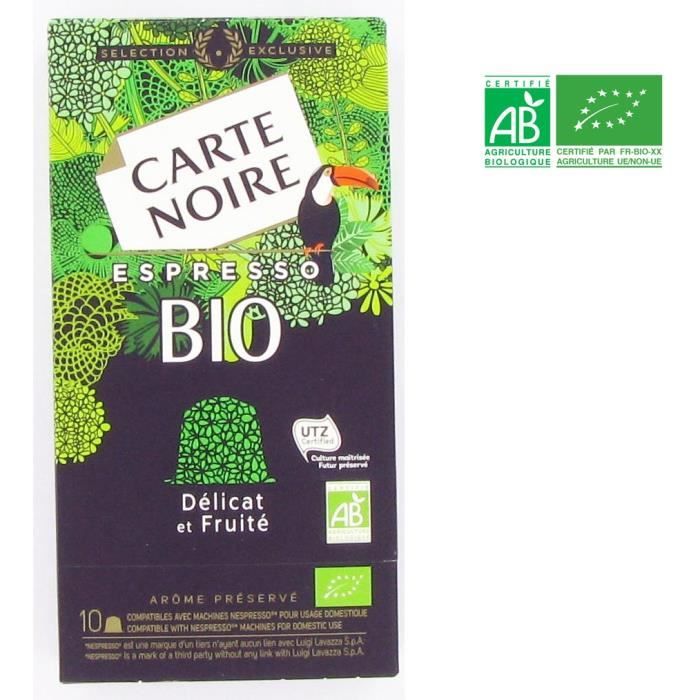 CARTE NOIRE 10 Capsules de café expresso - 53 g
