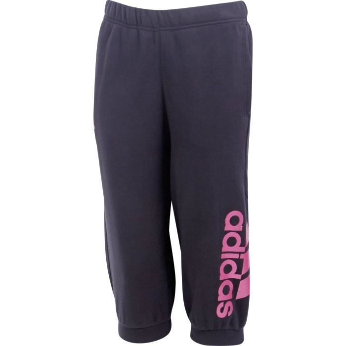 ADIDAS Pantacourt 3/4 fille Gaminia - Noir