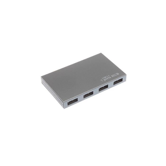 APM Hub USB 2 avec 7 Ports & Alimentation Externe 2A