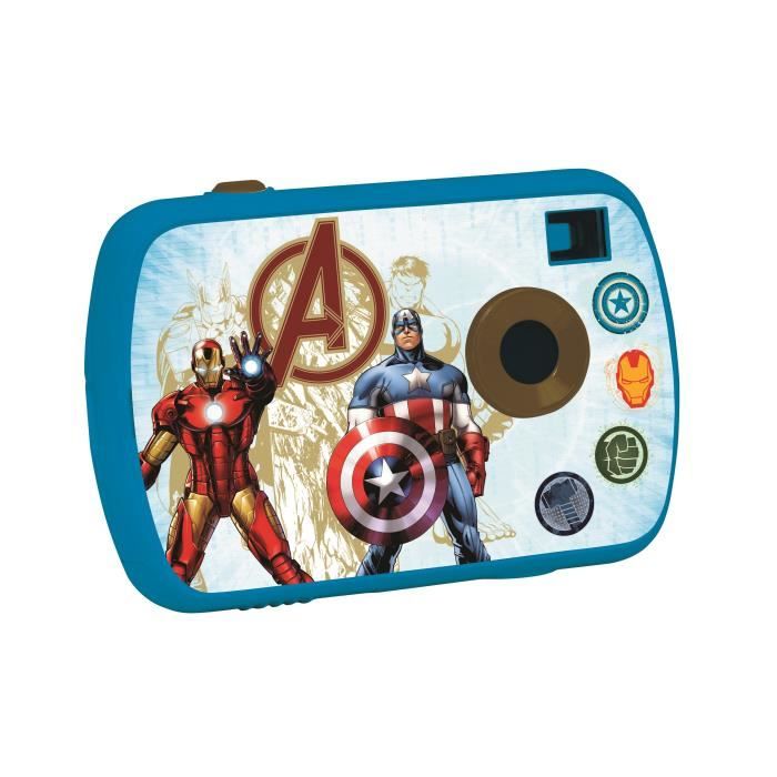 LEXIBOOK - AVENGERS - Appareil Photo Numérique Enfant - 1,3 Mega Pixels