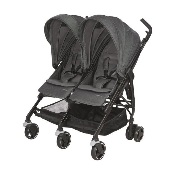 BEBE CONFORT Poussette double Dana For 2 - Sparkling Grey