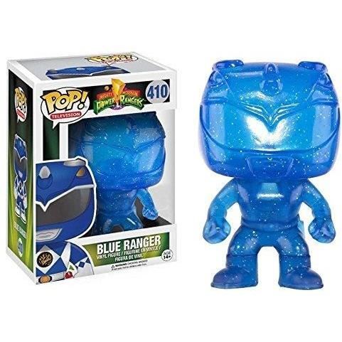 Figurine Funko Pop Power Rangers Ranger Bleu translucide Exclu GameStop