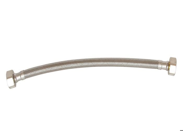 SOMATHERM Flexible Sanitaire en Inox ACS DN8 - Débit Standard - L 30cm - Femelle droit - Ecrou tournant 1/2\