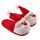 Tofern Pantoufles Chaussons Père Noël Peluche Doux