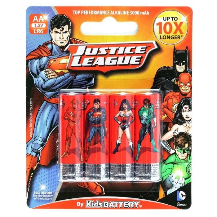 JUSTICE LEAGUE 4 Piles LR06/AA