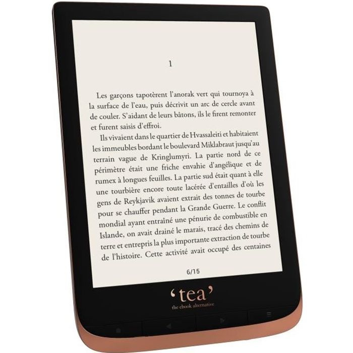 TEA Liseuse numérique Touch HD Plus - Ram : 512 Mo - Bicolore