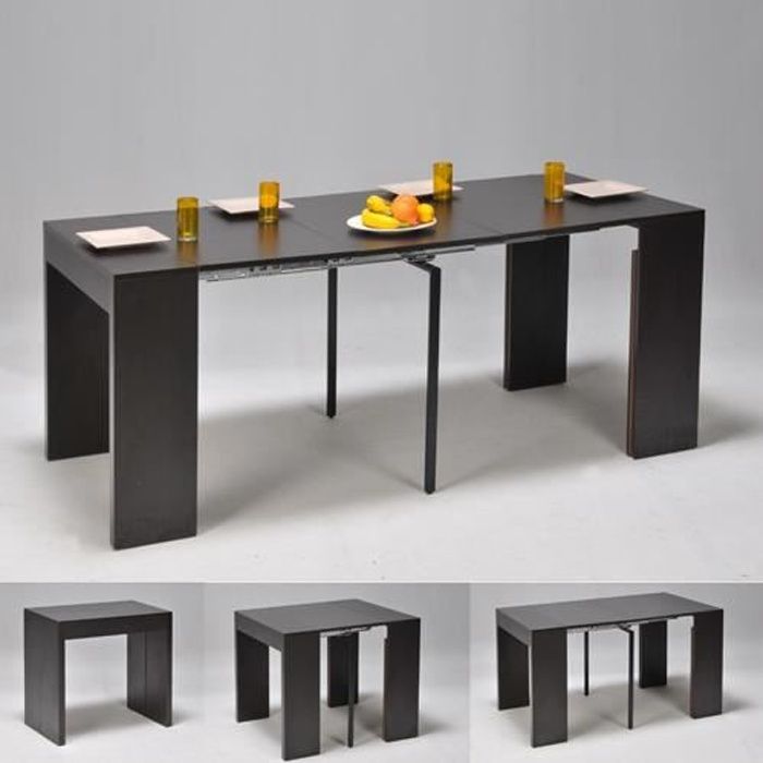90 Cm 135 180 Nova Extensible 45 Noir Table zUVqSpM