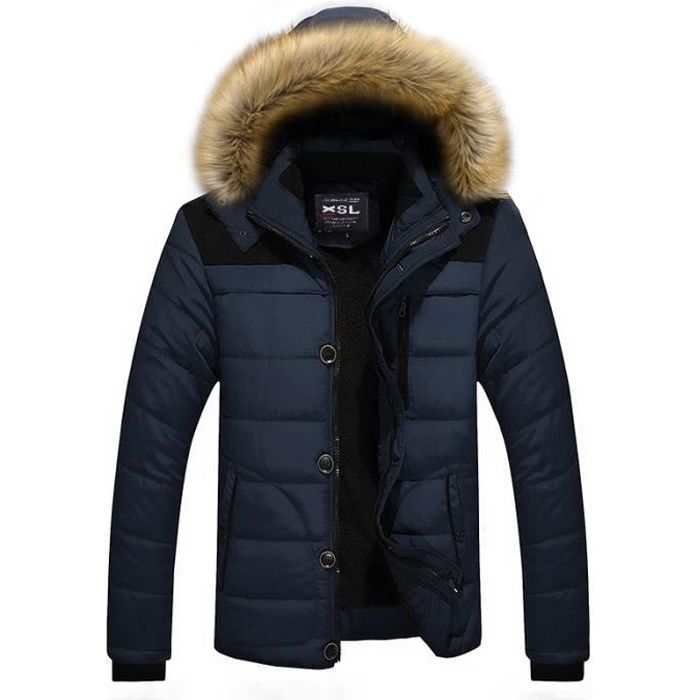 Hiver Homme Parka Marque Capuche À Doudoune 5qxfZdBq
