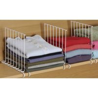 ORGANISATEUR DE TIROIR Séparateurs blancs pour armoire - lot de 3 Blanc ORGANISATEUR DE TIROIR Séparateurs blancs pour armoire - lot de 3 Blanc