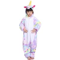 DÉGUISEMENT - PANOPLIE Kigurumi Pyjama Licorne Enfant avec Étoiles Combin DÉGUISEMENT - PANOPLIE Kigurumi Pyjama Licorne Enfant avec Étoiles Combin