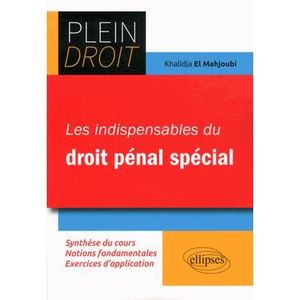 Livre Droit Pénal Spécial Achat Vente Livre Droit Pénal - 