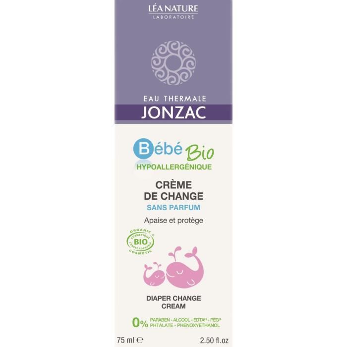 EAU THERMALE JONZAC Crème de change - 75 ml