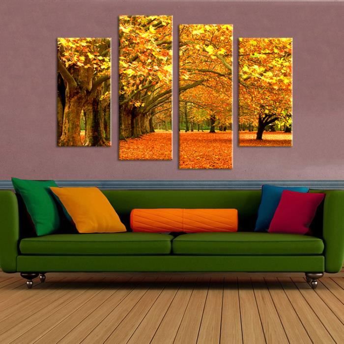 4pcs Hot Vendre Maison Decorative Art Photo Peinture Moderne