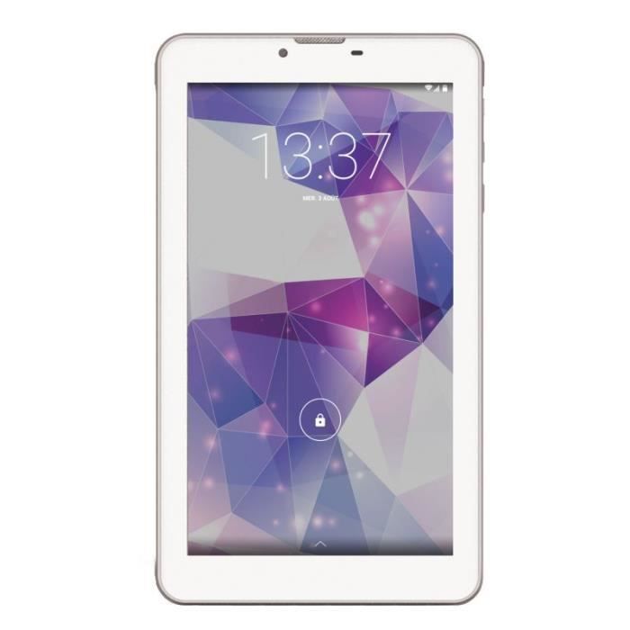 KONROW Tablette 7'' - HD 3G - RAM 1 Go - Stockage 8 Go - Android™ 5.1 - Blanc