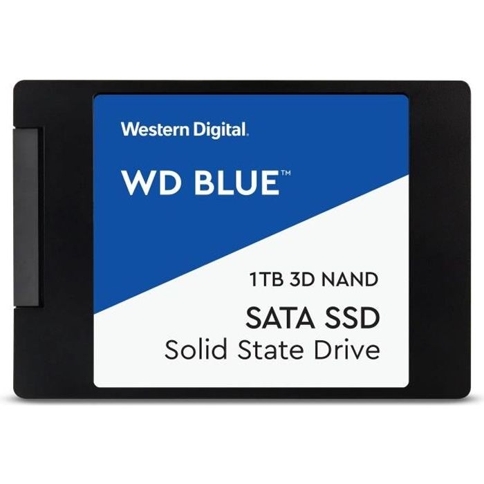 WD Disque dur Blue™ SSD - 3D Nand - Format 2.5/7mm - 1To