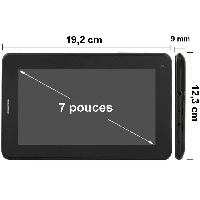 Tablette tactile 3G Android 4.0 7 pouces GSM 2