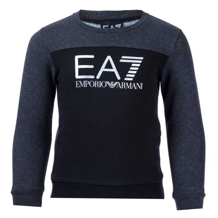 Emporio Armani Pull Hommes Couleur Charbon Haut Col Rond Vêtements pour homme