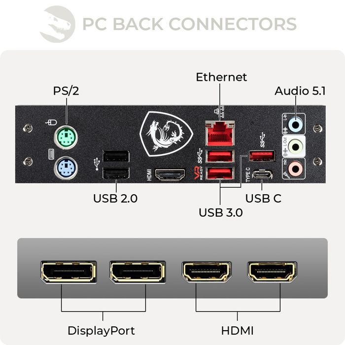 PC Gamer, Intel i3, RX 580, 240Go SSD, 1To HDD,3