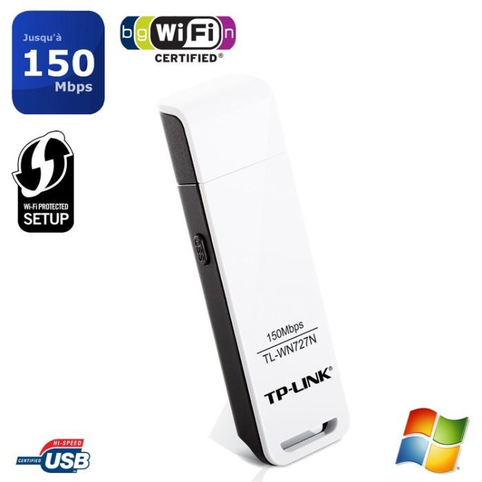 TPLink Adaptateur USB sans fil N150Mbps   Achat / Vente POINT DACCES