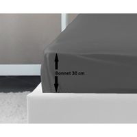 DRAP HOUSSE LOVELY HOME Drap Housse 100% coton 180x200x30 cm g DRAP HOUSSE LOVELY HOME Drap Housse 100% coton 180x200x30 cm g
