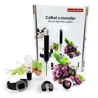 COFFRET SOMMELIER YOKO DESIGN Coffret Sommelier 5 Pièces d'Oenologie COFFRET SOMMELIER YOKO DESIGN Coffret Sommelier 5 Pièces d'Oenologie