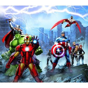 VOILAGE Rideaux voilage Equipe Avengers Marvel 280x245 cm