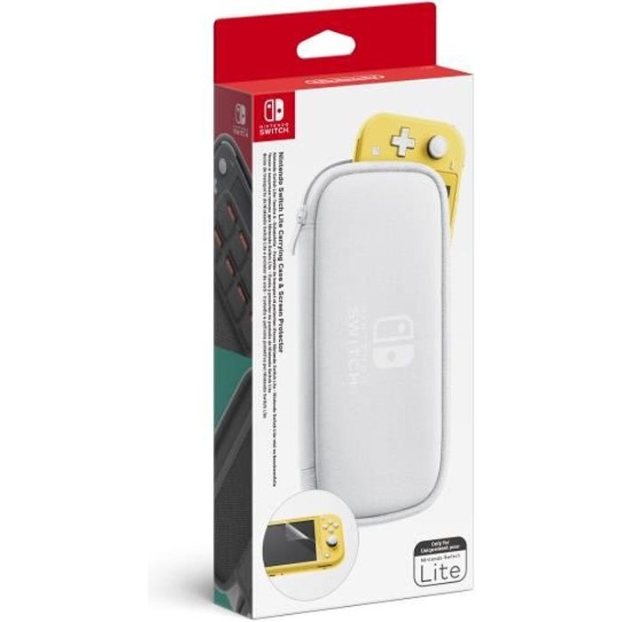 Pochette de transport et protection d'écran Nintendo Switch Lite