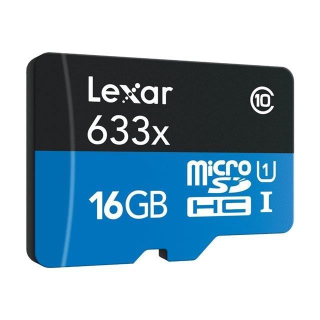 LEXAR Carte microSD - microSDHC - UHS-I - 16GB