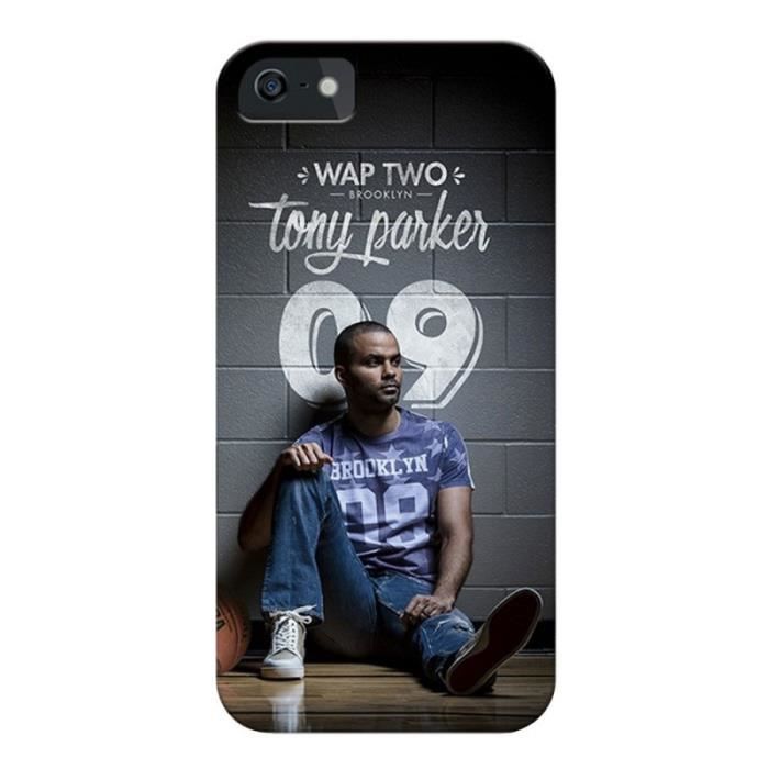 WT Coque de protection Tony Parker pour Samsung Galaxy Core Prime - Rigide - Décor Mur