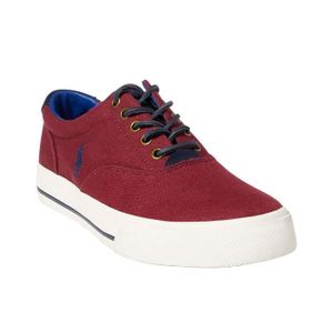 Fashion Canvas Basket Sneaker Tattersall Polo Vaughn Ralph Lauren dtCsrhQ