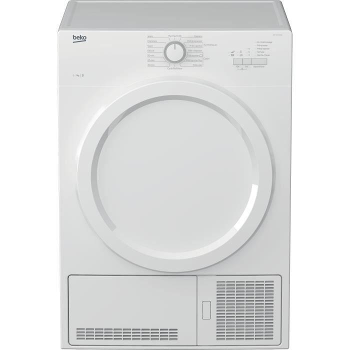 BEKO - DB7131PA0W - Sèche-linge - Condensation - 7kgs - B - Blanc