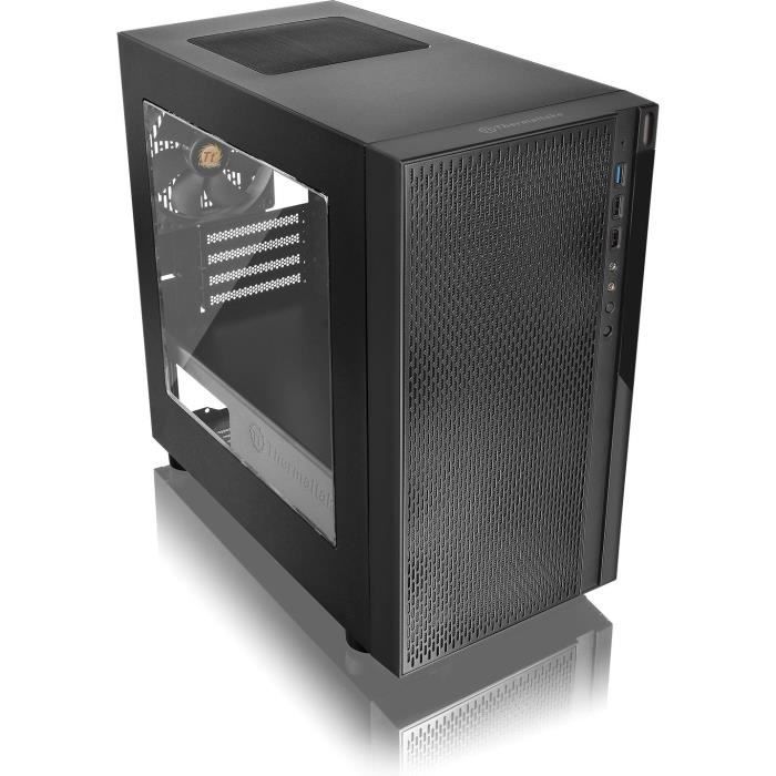 Versa H18 Mini Tour Format Micro ATX Noir Fenêtre