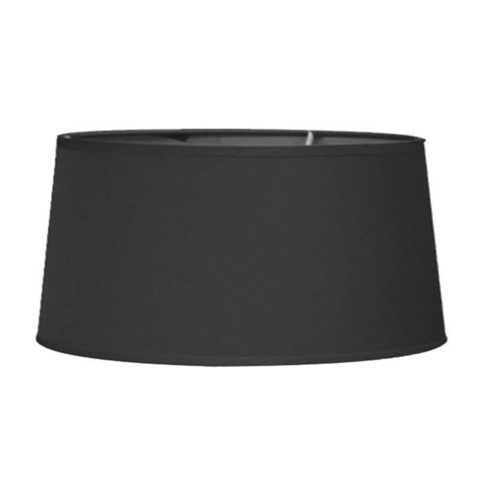 Abat-jour en tissu gris anthracite (D.35xH.19cm) - Achat ...