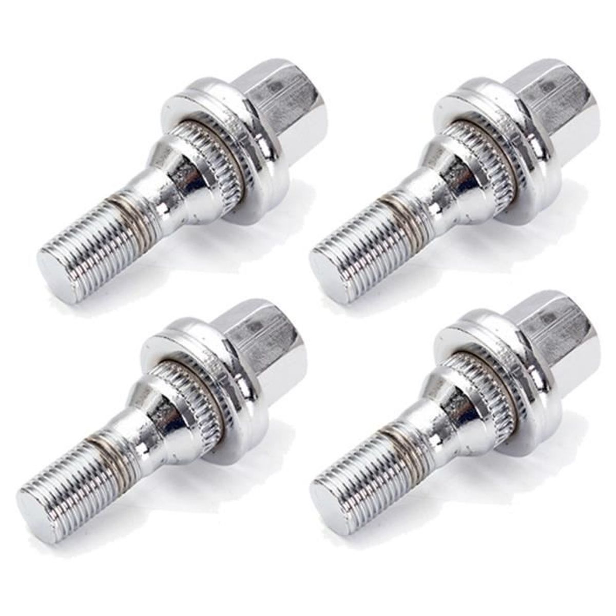 NEUFU 4x Boulons aluminium Chrome Roue Peugeot 206 207 406 407 607 M12x1.25 17MM Achat / Vente