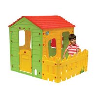 MAISONNETTE EXTÉRIEURE Cabane enfant en PVC "Fermette" - 1.18 x 1.46 x 1. MAISONNETTE EXTÉRIEURE Cabane enfant en PVC "Fermette" - 1.18 x 1.46 x 1.