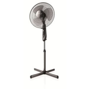 TAURUS Boreal 16C Ventilateur sur pied ?40 cm - 45 watts - 3 vitesses - Inclinable - Noir
