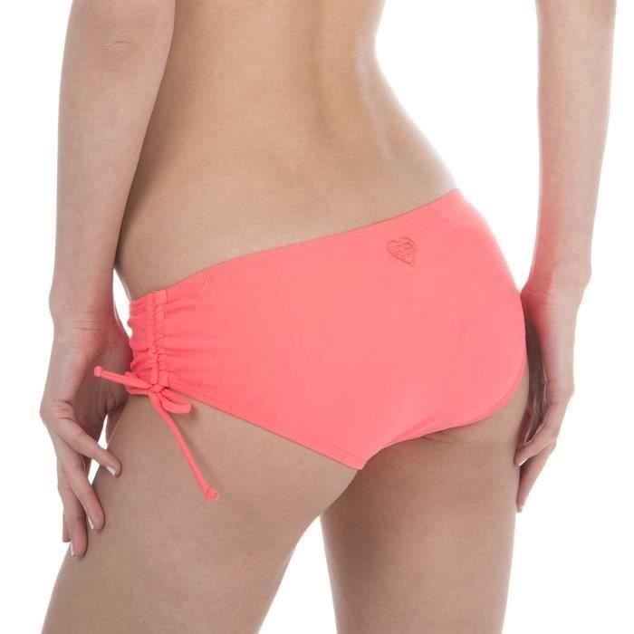 FREEGUN Bas de maillot de bain Uni - Femme - Corail