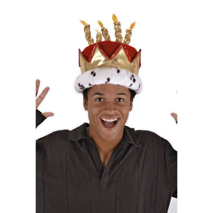 CESAR Déguisement - Chapeau Le roi gâteau anniversaire Pour Adulte u7712