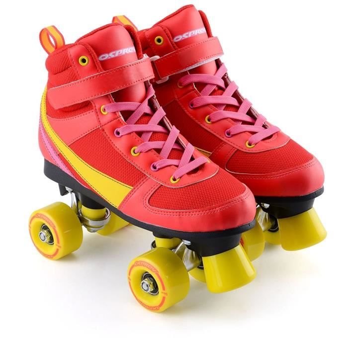 OSPREY Patins à roulettes Classic - Enfant - Rouge et jaune